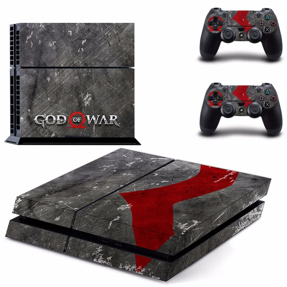 Наклейки из кожи Game God of War 4 PS4 наклейки для консоли Sony PlayStation и 2 контроллеров
