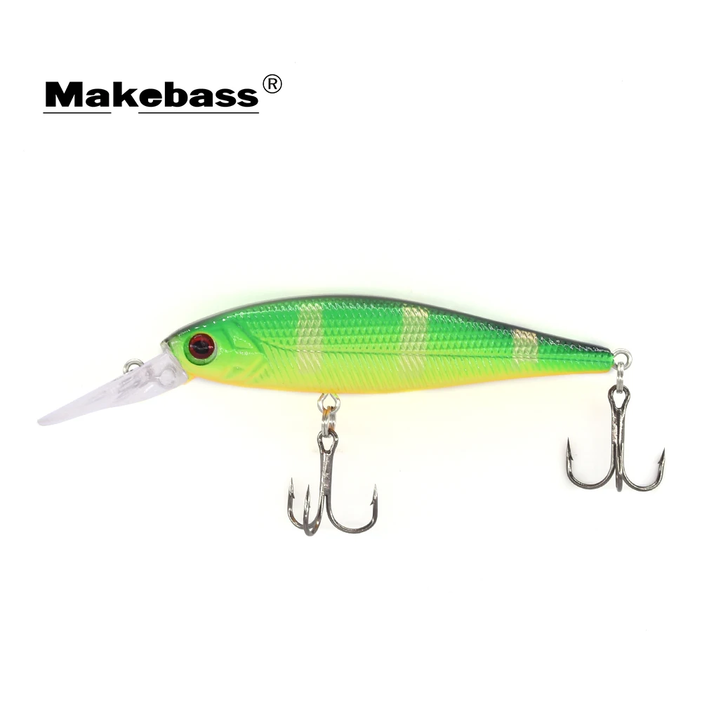 MAKEBASS 3.15in/0 33 oz плавающие бионические жесткие приманки в форме гольяна |