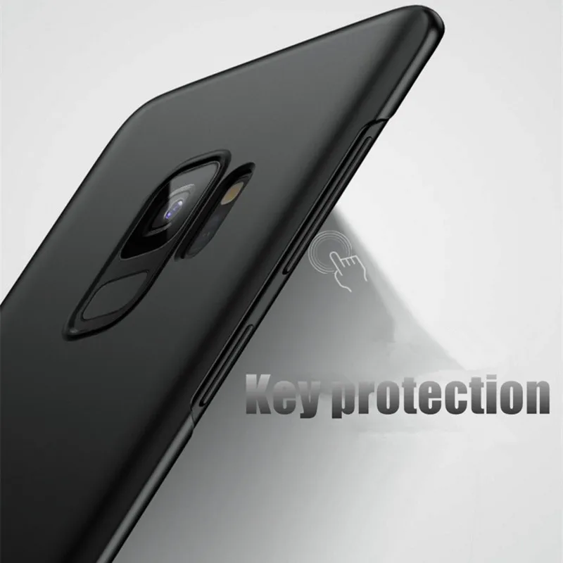 Ультратонкий Жесткий чехол для Samsung S9/S9 plus тонкий защитный задней панели Galaxy S8 S7edge