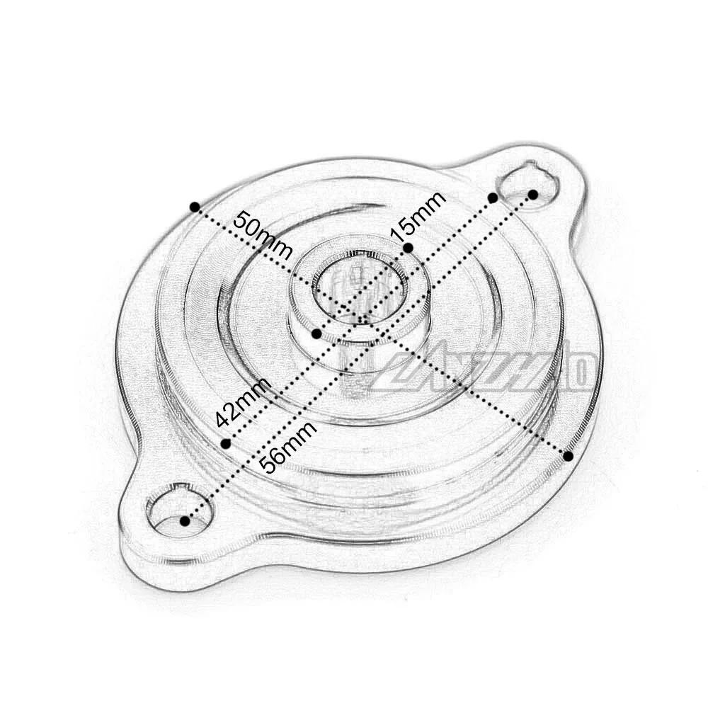 Крышка фильтра двигателя мотоцикла CNC алюминиевая крышка модифицированный