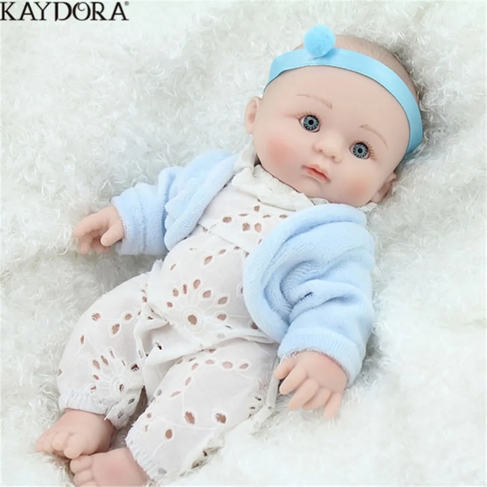 KAYDORA 8 дюймов куклы Reborn Младенцы полностью силиконовые виниловые украшения для