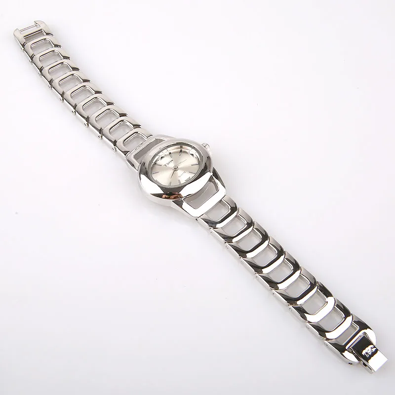 Часы наручные женские серебристые с ремешком из нержавеющей стали 4 цвета|wristwatch