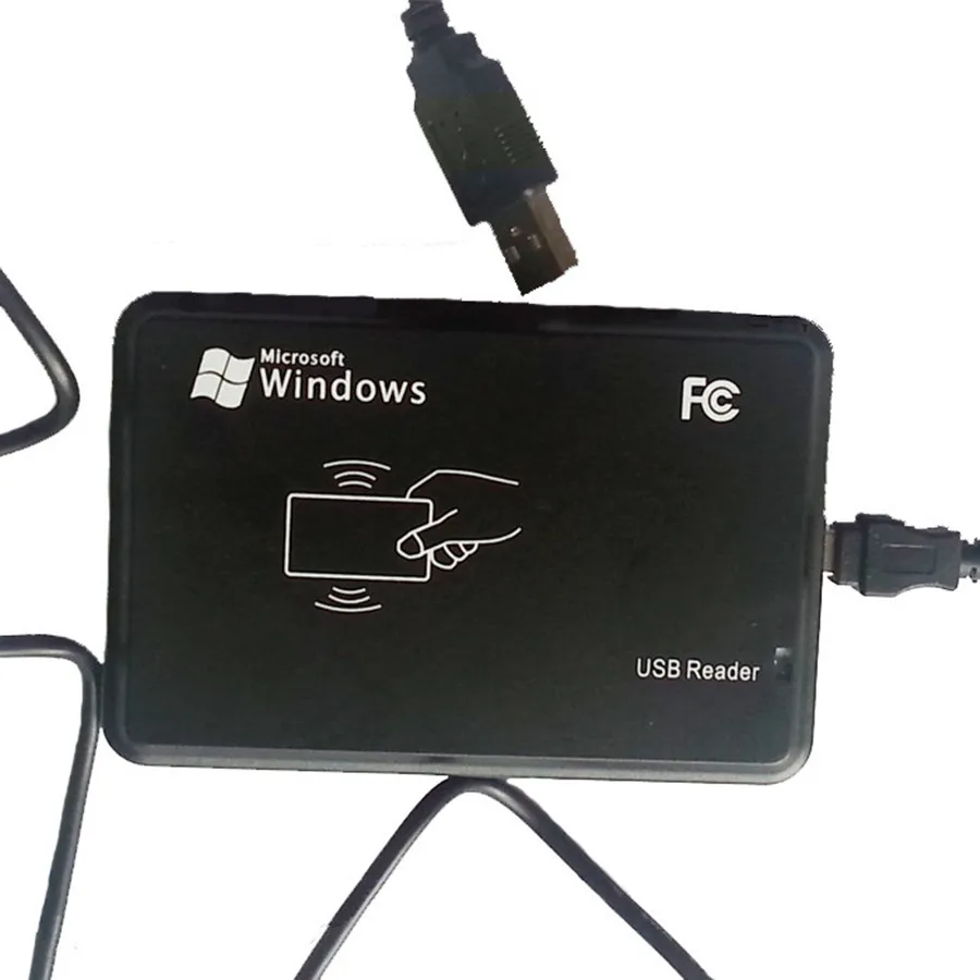 Новое поступление 125 кГц RFID для пропуска USB считыватель писатель/копировальной
