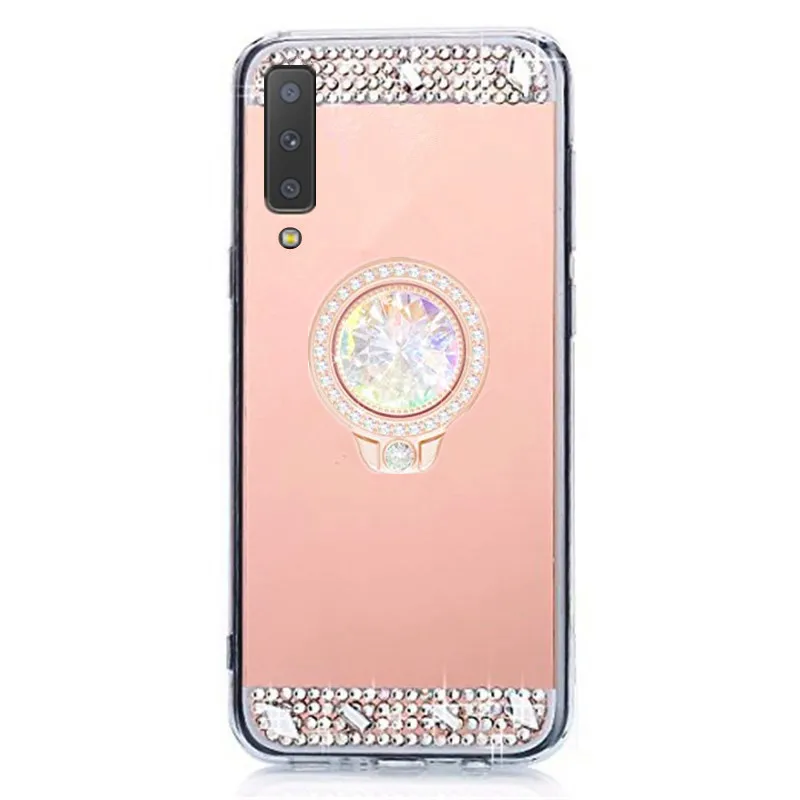 Для Samsung Galaxy A9 A7 2018 M10 M20 A50 A10 чехол для телефона зеркальная Крышка A6 A8 Plus J3 J5 J7 2016 2017