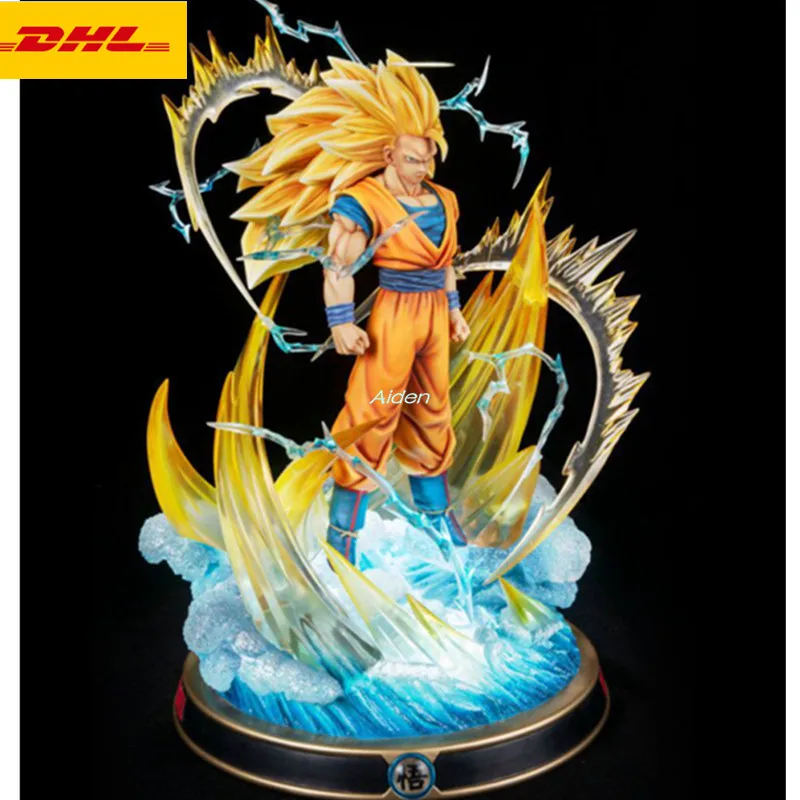 2" Dragon Ball статуя Сон Гоку бюст Супер Saiyan полная длина портрет Kakarotto анимационная фигурка GK Коллекционная модель 50 см B788