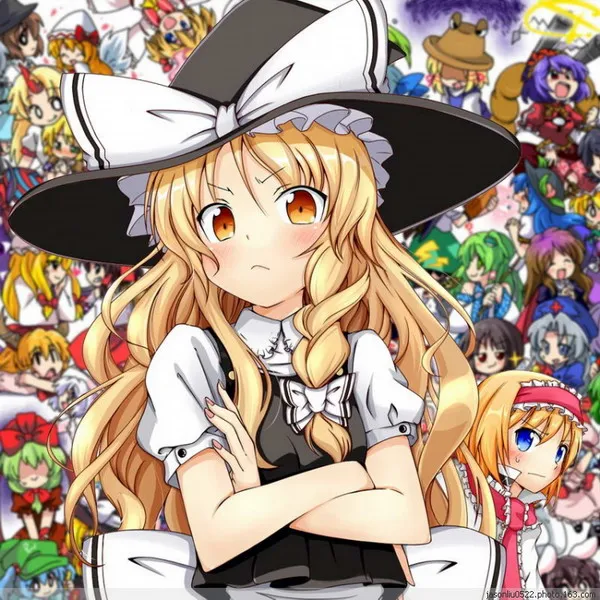 

Touhou Project Anime Marisa 23*23CM Square Towel #35940