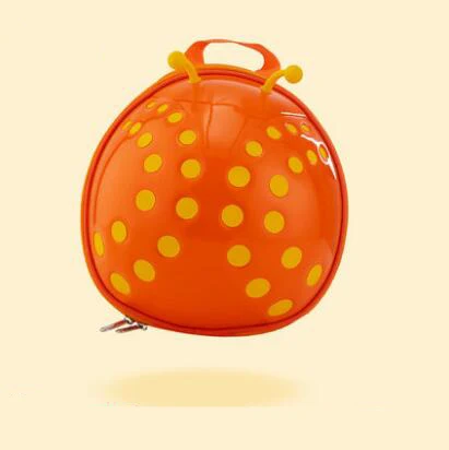 BeetleOrange26x23x13 Детские маленькие школьные сумки милые рюкзаки для маленьких девочек с героями мультфильмов морковь Жук маленькие дети водонепроницаемые Наплечные сумки для мальчиков унисекс - Цвет: BeetleOrange26x23x13