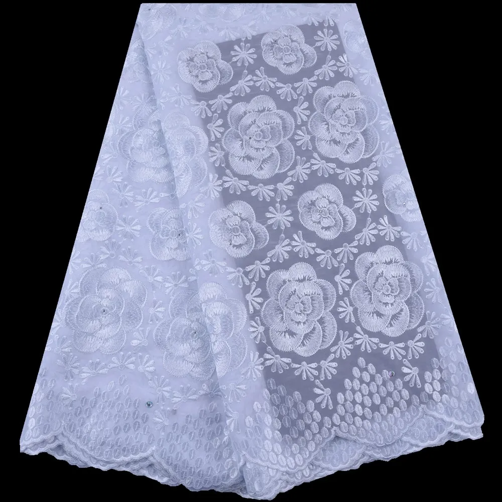 Африканская вуаль кружева в Швейцарии новейшая швейцарская хлопчатобумажная