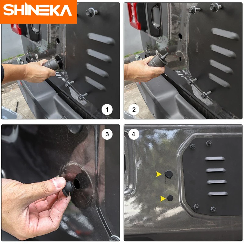 Съемная Водонепроницаемая рамка SHINEKA для автомобильного шасси заглушки от пыли с