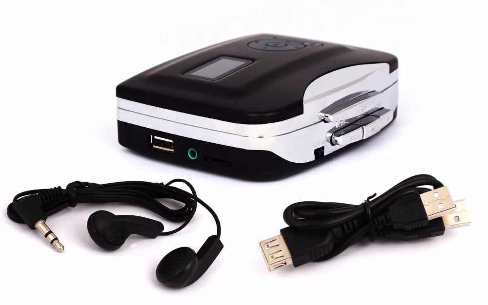 EZCAP 230 портативный кассетный Скотч для MP3 формат USB флэш-накопитель конвертер адаптер плеер захват w/наушники
