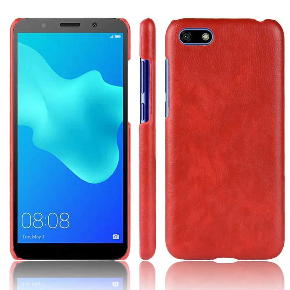 Luxury Litchi Skin Retro Leather Case for Huawei Y5 2018 Cover Shockproof Shell For Honor Prime Back Phone Cases Fundas |