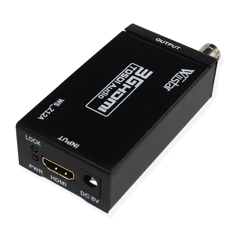 1 шт. мини 3g HDMI к SDI конвертер с Spdif портом, порт для наушников. Адаптер HDMI-SDI HD-SDI 3G-SDI