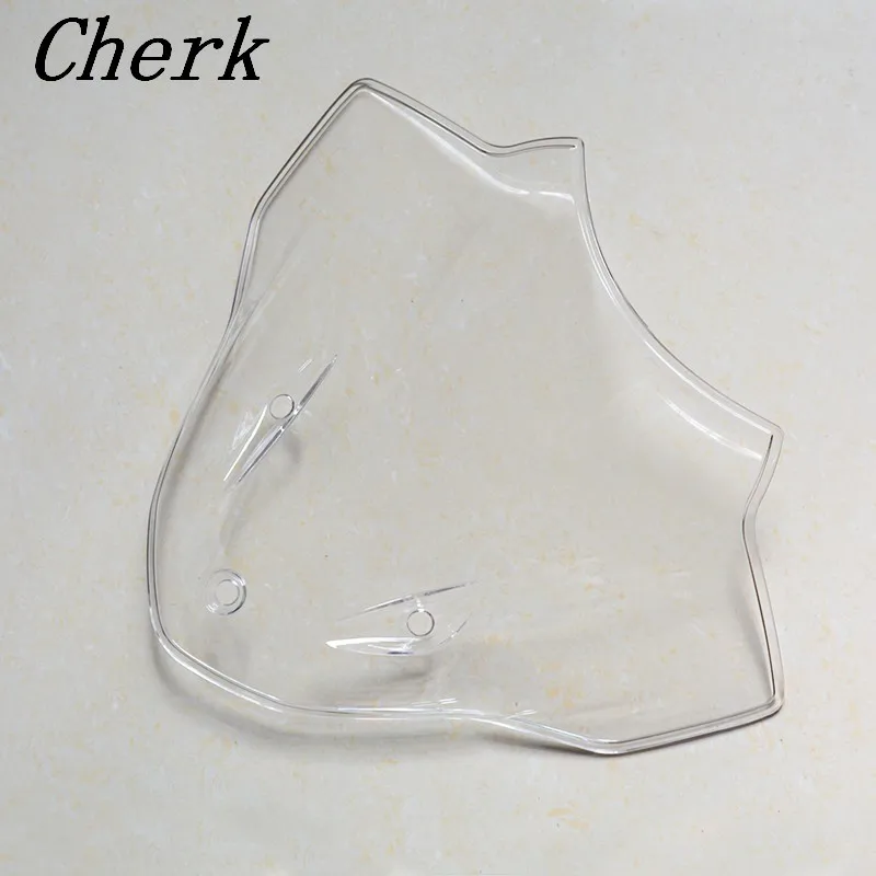 Прозрачная защита для ветрового стекла мотоцикла экрана от ветра двойная