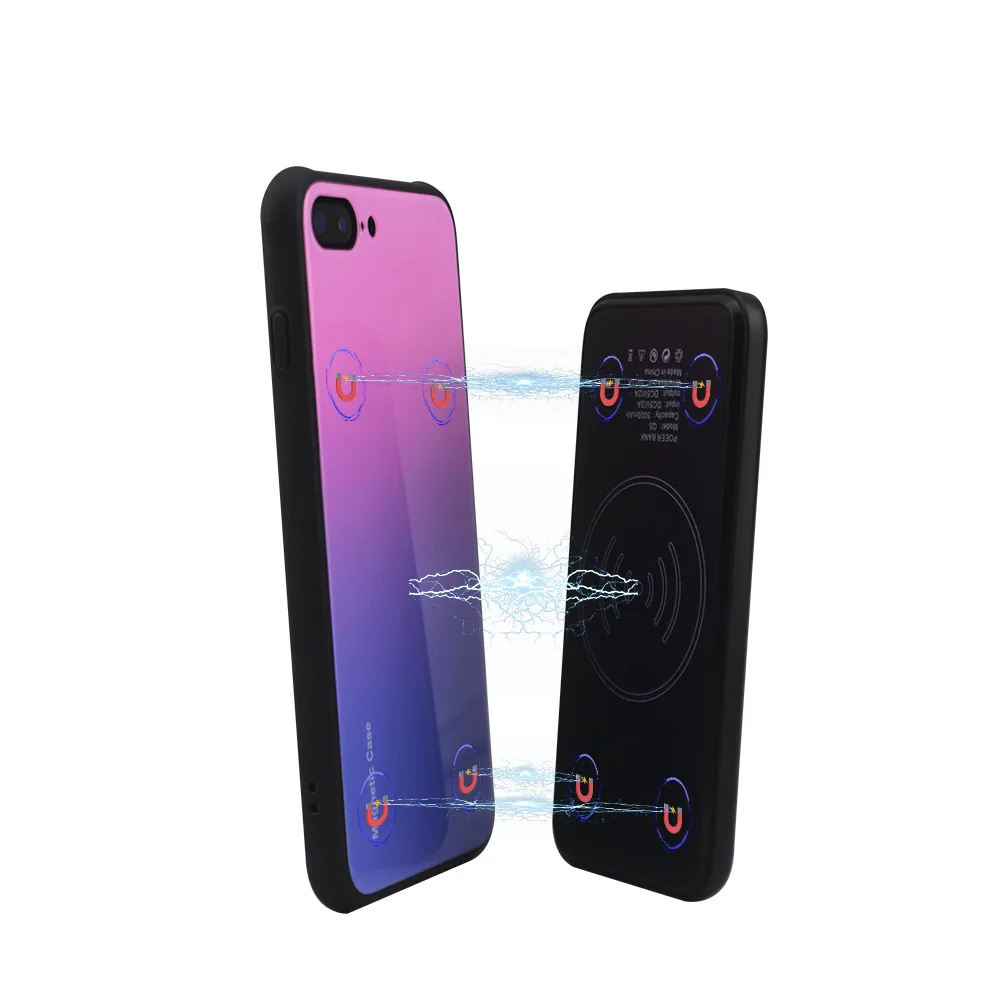 Для samsung galaxy note 9 s9 plus s7 edge s8 note8 Магнитная батарея чехол для iPhone X xs max xr 8 xiaomi mix 2s