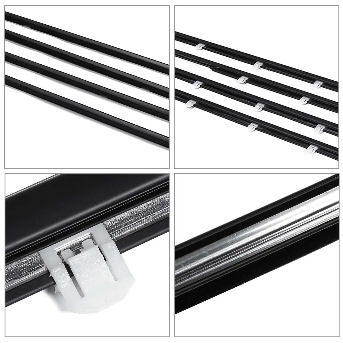 Новинка 4 шт./компл. Автомобильная уплотнительная лента наружная оконная для Honda