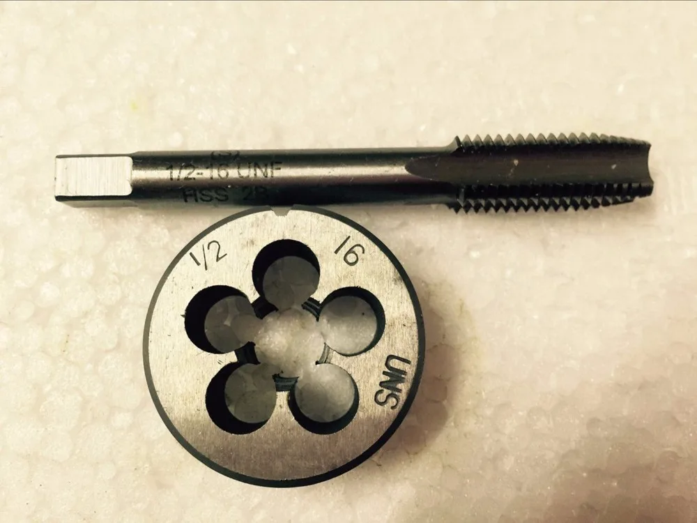 1 комплект из HSS правой штамповки и резьбовой кран 1/2 &quot 12UNS 13UNC 14UNS 16UN 18UNS 20UNF 24UNS 27UNS