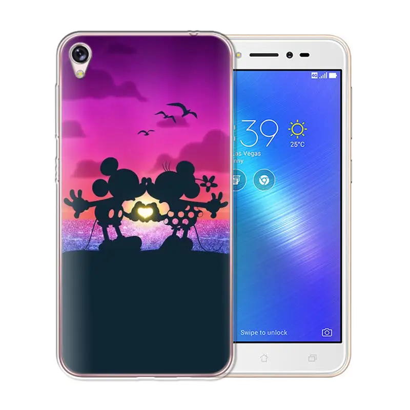 Модный чехол для Asus Zenfone Live ZB501KL, 5,0 дюймов, чехол, мягкий, силиконовый, TPU, etui, чехол для телефона, Капа, funda etui, оболочка, милый