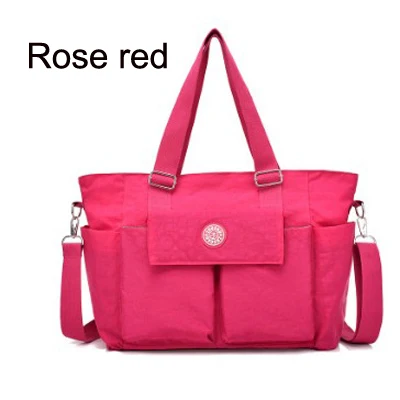Rose red Новая женская сумка Kipled, большая сумка для мамы, женские сумки-мессенджеры, Женская дорожная сумка на плечо, повседневная сумка-тоут, ZK8014 - Цвет: Rose red