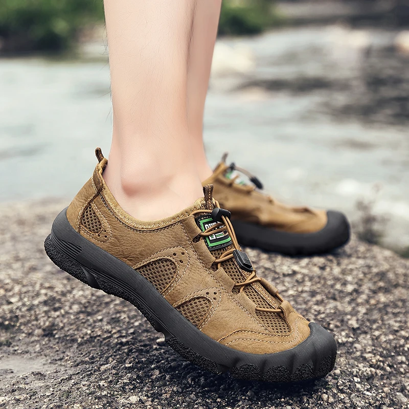 

Large Size Men Casual Shoes Spring Summer Flats Shoes Lace-Up Fashion Sneakers Breathable Walking Shoes Men