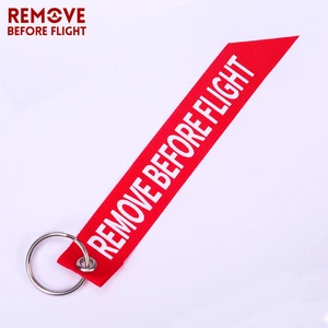 Брелок с надписью Remove Before Flight (убрать перед полетом) Chaveiro, красный брелоки с принтом, кольцо для авиаподарков, мягкий брелок для ключей