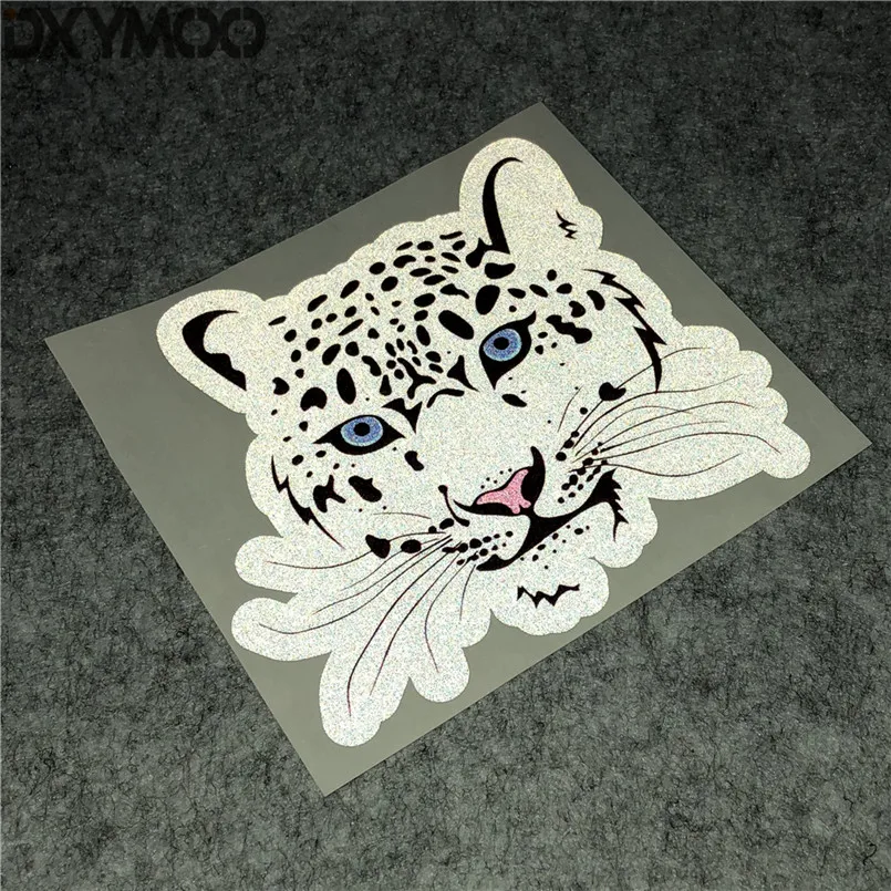 Car Styling Vinyl Decal Auto Truck Body Window Tail Sticker Bumper for Animal Snow Leopard Blue Eyes | Автомобили и мотоциклы