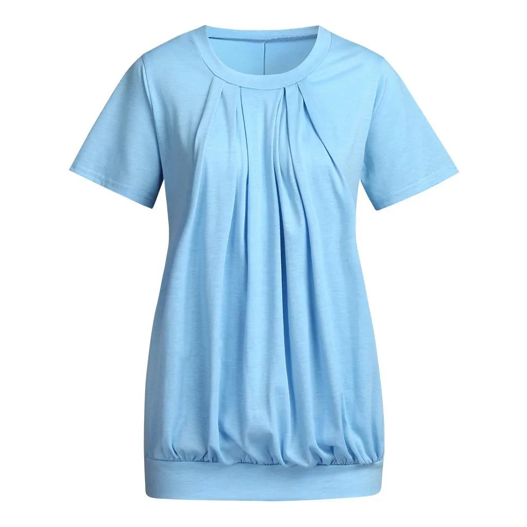 Женская блузка для беременных с коротким рукавом многослойные топы кормящих мам