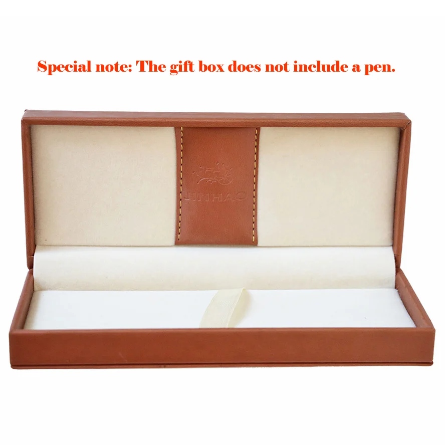 jinhao 163 box High Quality Jinhao Wood/leather /paper/bamboo Gift Box Pencil Case Snake Gift Box - Color: jinhao 163 box