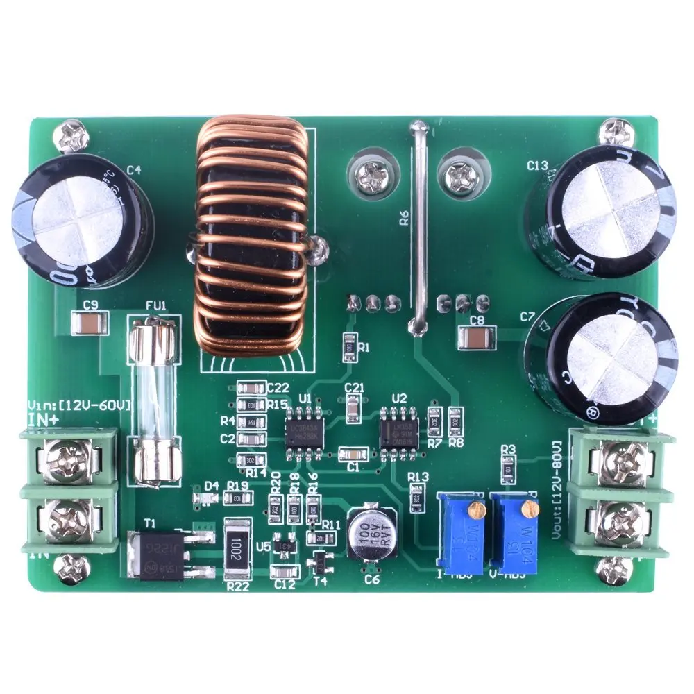 Miroad DC Boost Напряжение конвертер 600 Вт/12a 10-60 В до 12-80 шаг- Питание трансформатор