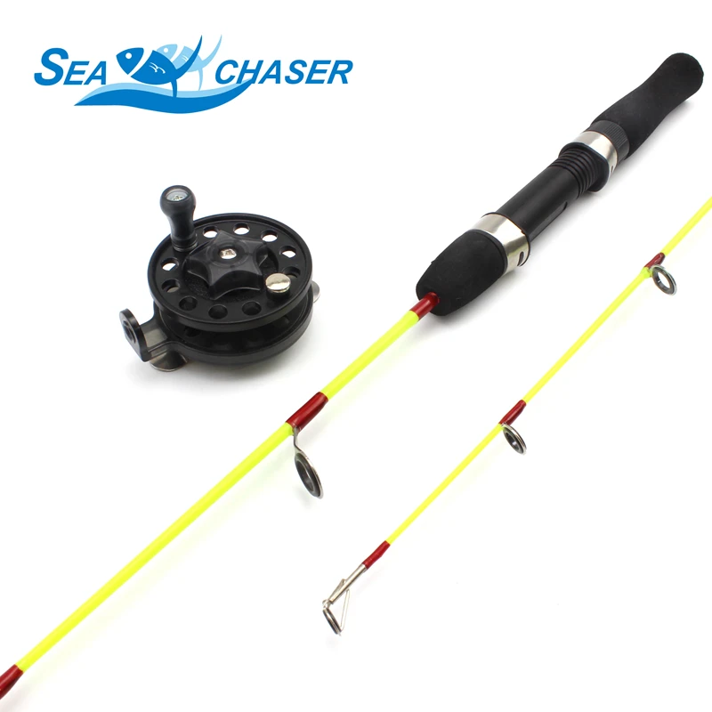 Новинка Удочка 60 см для ледовой рыбалки с креветками зимней ультра-светильник