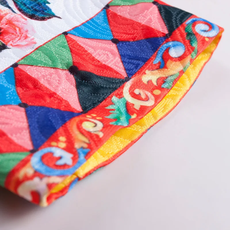 Бренд Desinger подиумное платье 2017 женское повседневное Винтажное с коротким