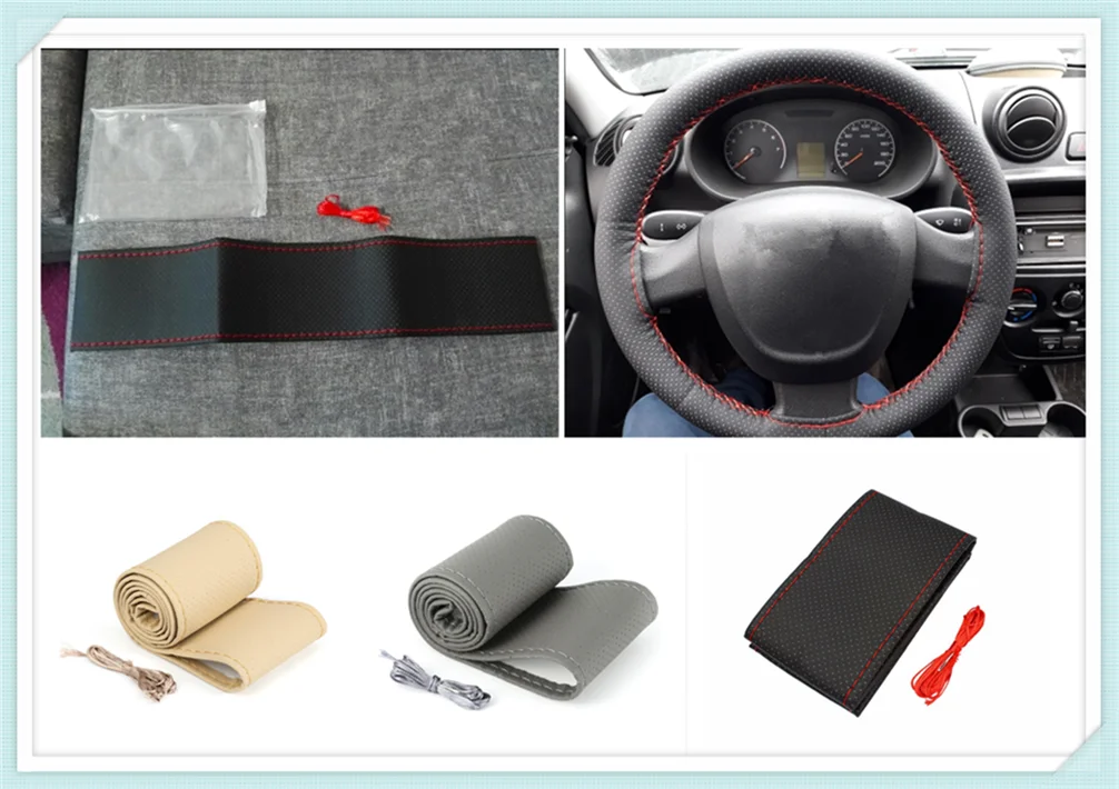 Universal car parts hand sewing steering wheel cover 36 38 40CM for Nissan NV200 Nuvu NV2500 Forum Denki 350Z Zaroot | Автомобили и