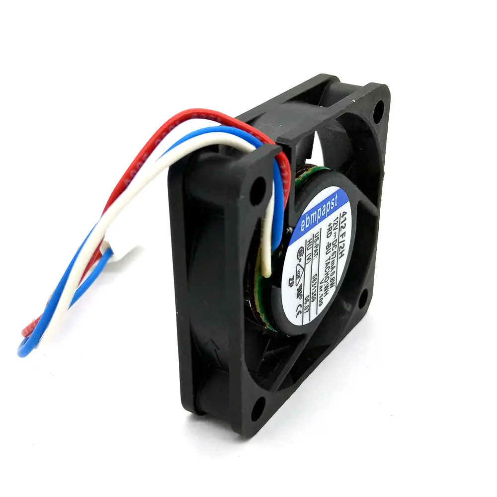 Немецкий ebmpapst 412 F/2 H 40x40x10MM DC12V 0,8 W охлаждающий вентилятор