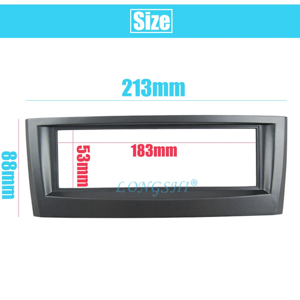 1 DIN автомобиль Facia для Fiat Punto 2005-, Linea 2007-2011 Радио DVD стерео CD панель приборная панель комплект отделка лицевая, приборная панель рамка 1din