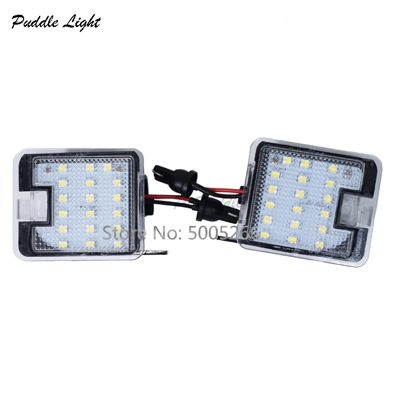 Автомобильная светодиодная подсветка для зеркала 2 шт. Прямоугольный светильник