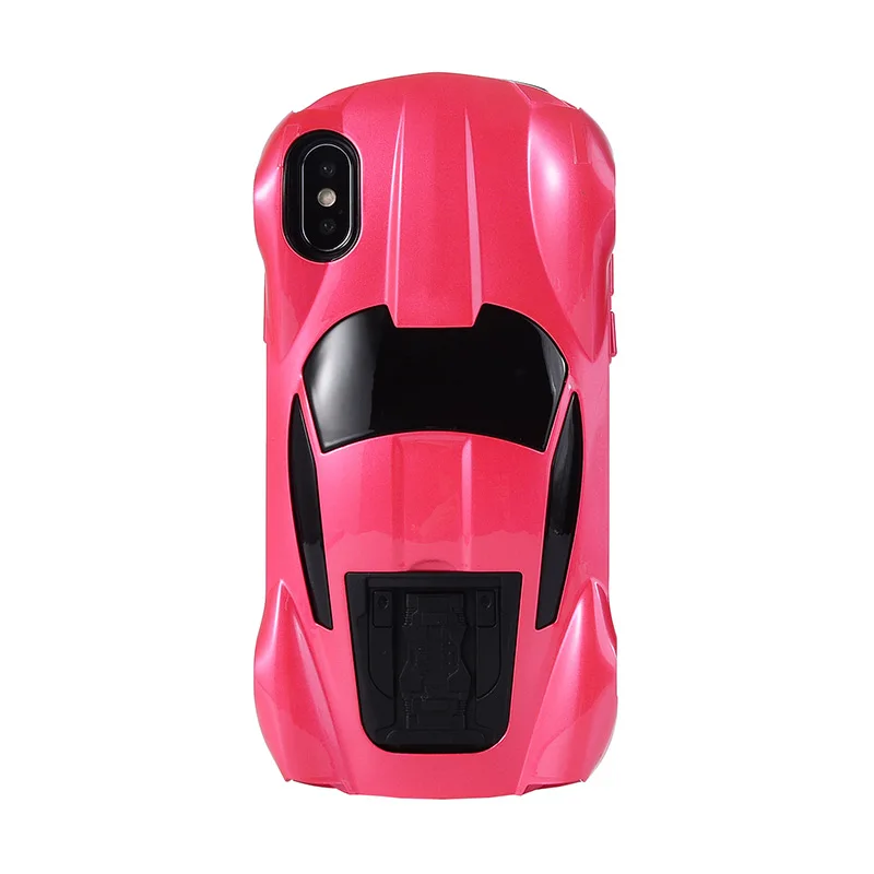 Roc Joan чехол для iPhone 6S 6 7 8 Plus X Трансформеры спортивный автомобиль матовый однотонный золотой белый твердый чехол персональный чехол - Цвет: rose red