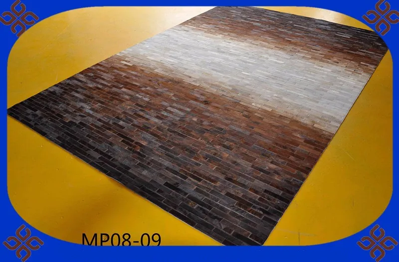 

2018 free shipping 100% natural genuine cowhide muslim carpet
