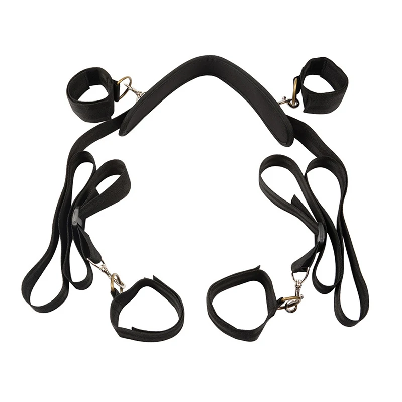 Секс-игрушки для взрослых наручники на бедрах и запястья БДСМ бондаж игры