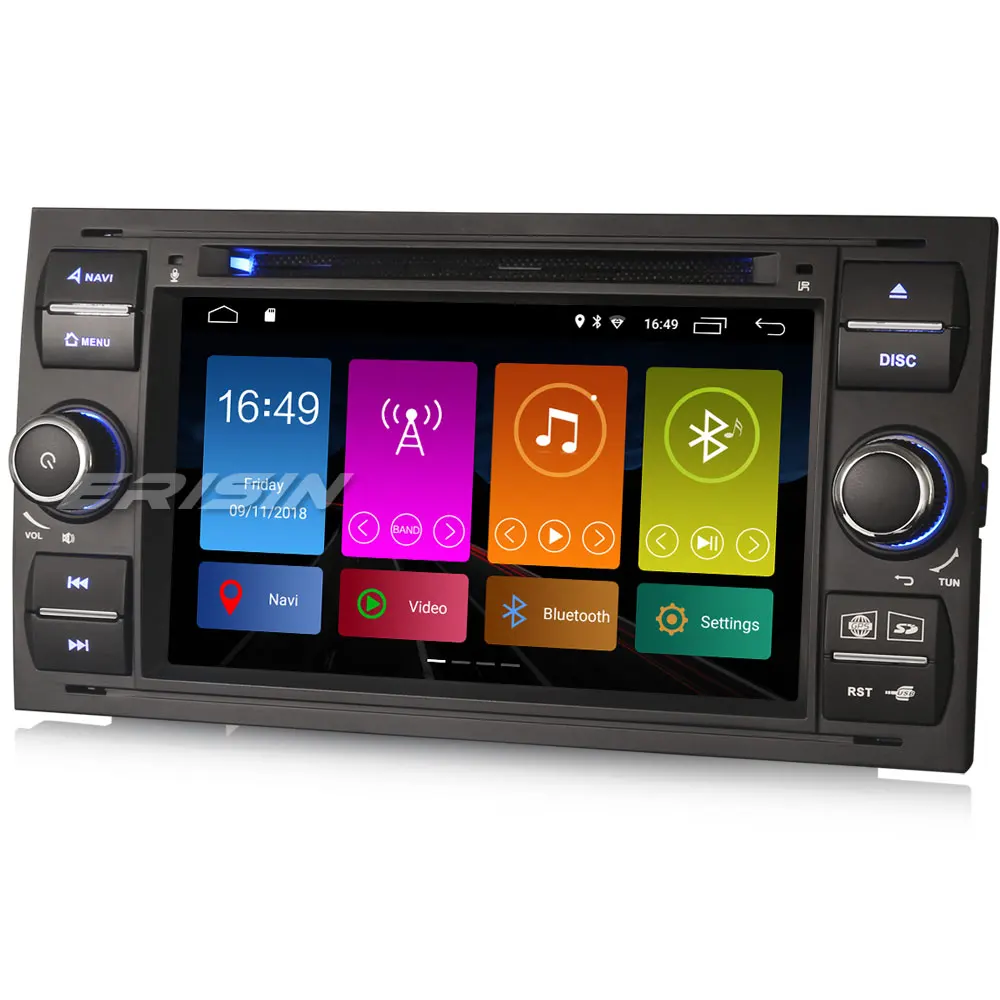 Erisin ES2931FB 7 &quotавтомобильный мультимедийный плеер Авто Радио Android 9 0 DAB + DVR OBD GPS для