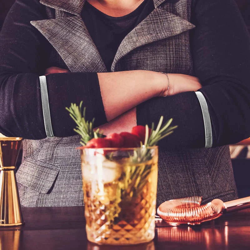 1 см держатель для рубашки на рукавах с металлическим противоскользящим