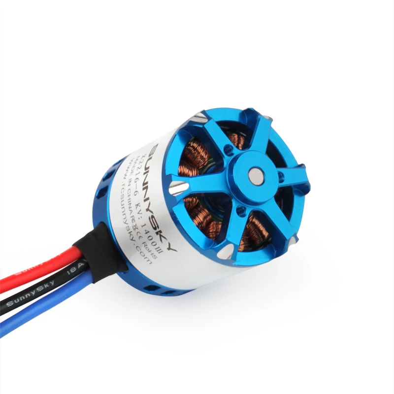 Новый SUNNYSKY SunnySky X2220-III KV980 KV1150 KV1400 KV2200 3S Outrunner бесщеточный двигатель для RC самолета