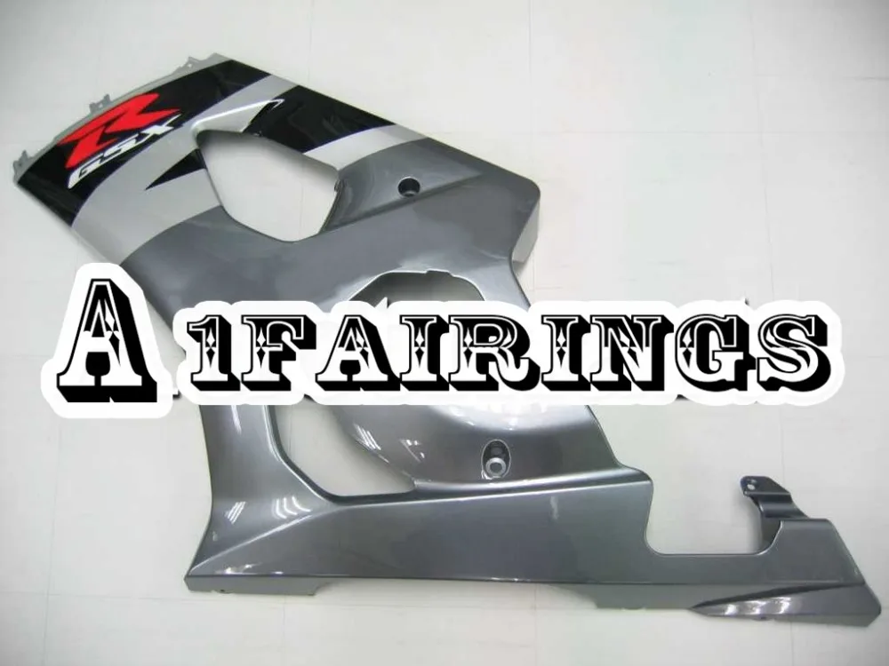 Комплект обтекателей высокого качества серый и черный подходит для Suzuki 2003 2004