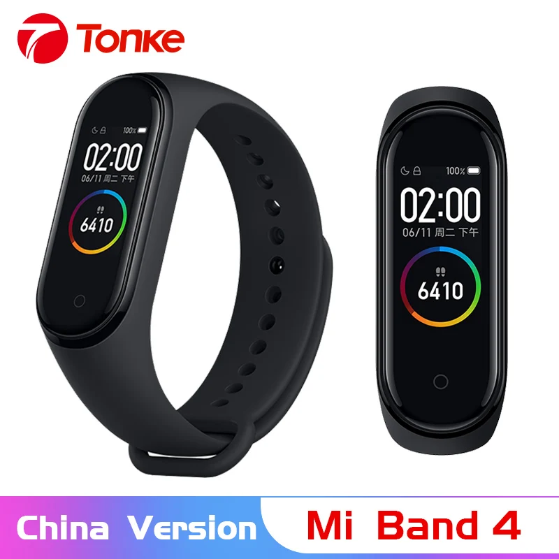 CN версия Xiaomi Mi Band 4 умный Браслет Пульс фитнес 135 мАч OLed экран Bluetooth 5 0