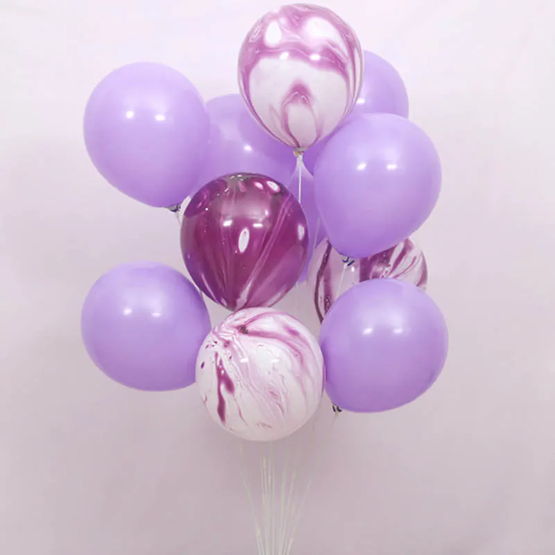 D mix 10pcs 10 шт Красочные вечерние шары из Латекса Розовый Синий Агат воздушный шар мраморной расцветки для свадьбы День рождения Декор детские игрушки Воздушные гелиевые шары - Цвет: D mix 10pcs