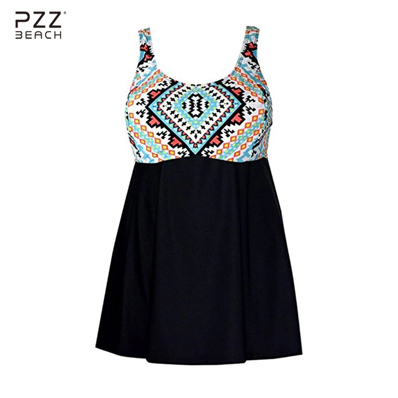 Женский винтажный купальник монокини большого размера плюс слитный с