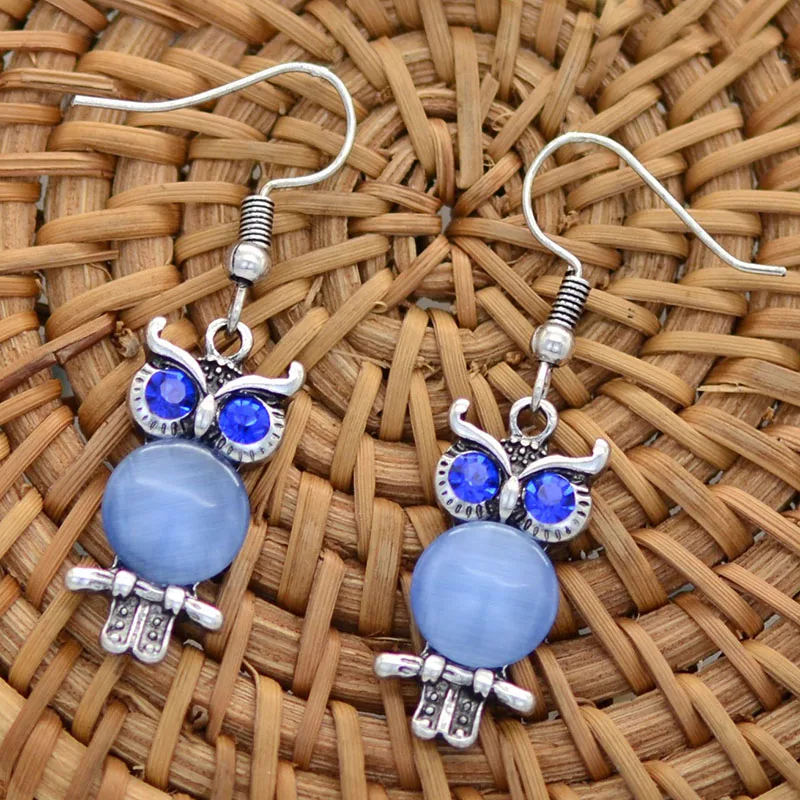 fashion vintage owl drop earrings for women | Украшения и аксессуары