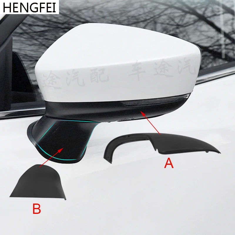 Автозапчасти Hengfei зеркальный корпус зеркальная крышка оболочка для Mazda 3 Axela- зеркало заднего вида Нижняя крышка