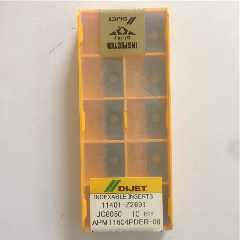 APMT1604PDER JC8050 диджет карбида вставки фрезерный инструмент 10 шт./лот