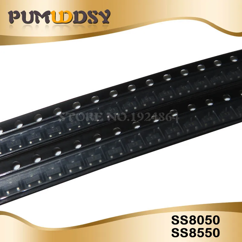200 шт. SS8550 SS8050 Y1 Y2 SS8050 100 шт.+ SS8550 100 шт. SOT23 PNP/NPN SOT-23 SMD IC