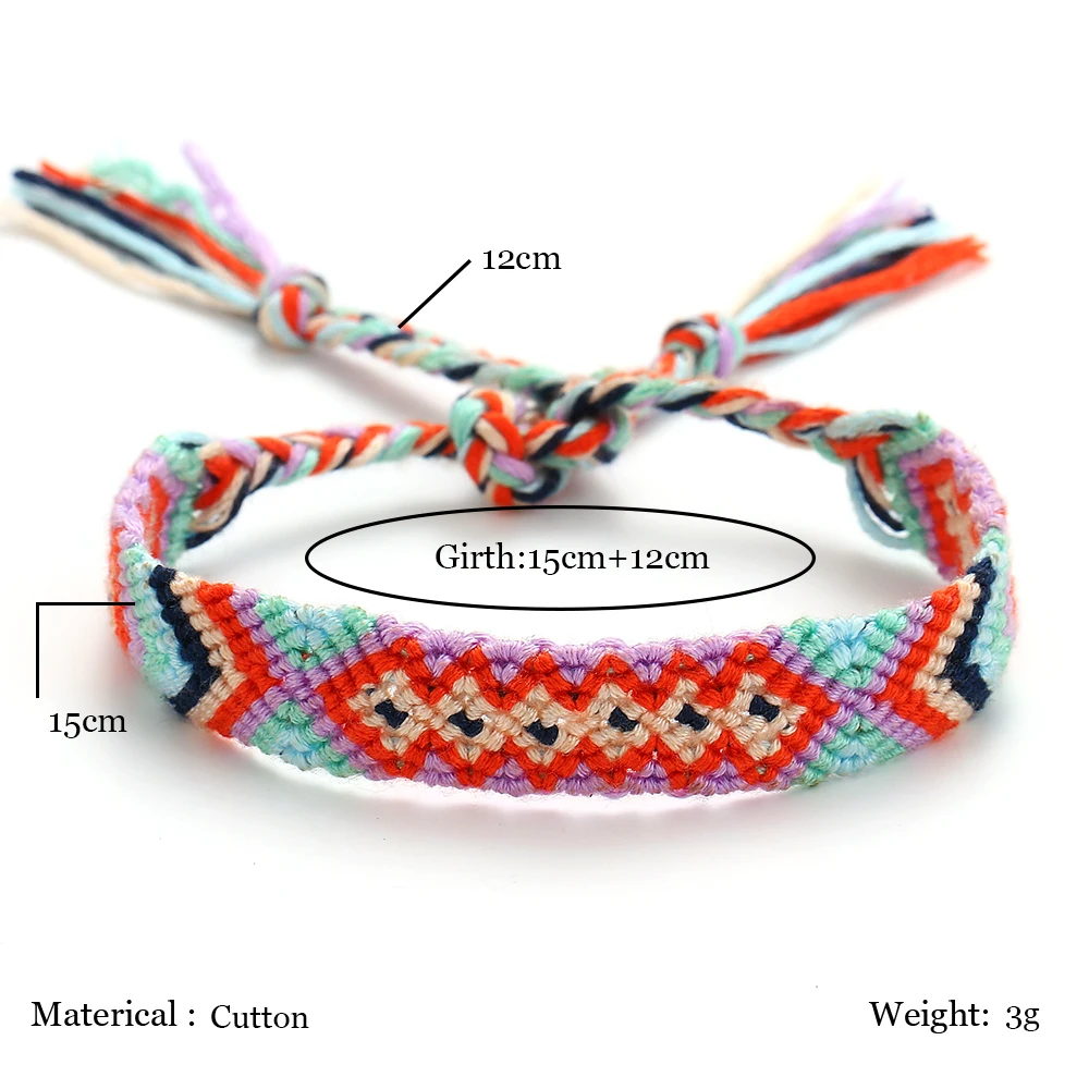 Богемский Браслет на лодыжку OM Rune Weave женские хлопковые браслеты ручной работы женские пляжные ювелирные изделия для ног подарки на ногу