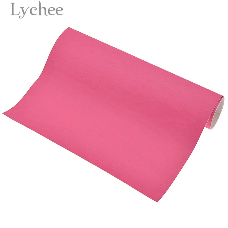 Lychee 1 шт. 21x29 см A4 с принтом под дерево из искусственной кожи Ткань Синтетическая Кожа DIY материал для одежды сумки ремни